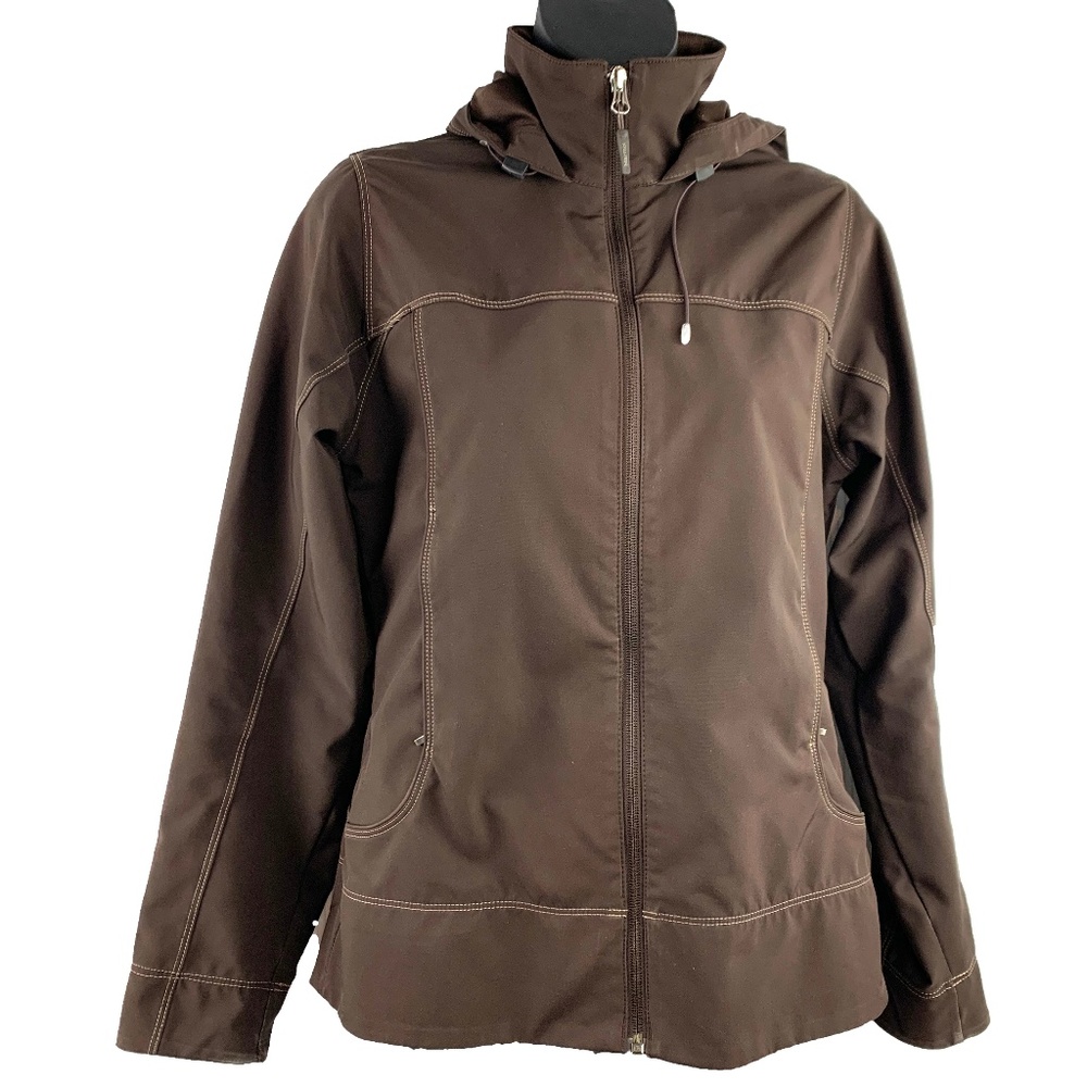 MARMOT Brown Softshell Full Zip‎ Jacket